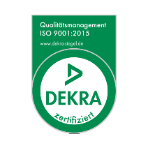DEKRA ISO 9001 2015 Zertifikat