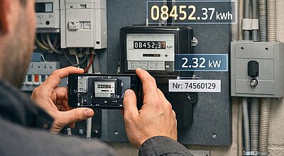 rcMeterSnap AI: KI-gestützte Zählerstandserfassung per Foto für effiziente Abrechnungsprozesse
