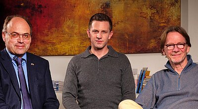 regiocom Inhaber 2026: Klemens Gutmann, Joan Dyckhoff-Schlieker und Max Schlieker