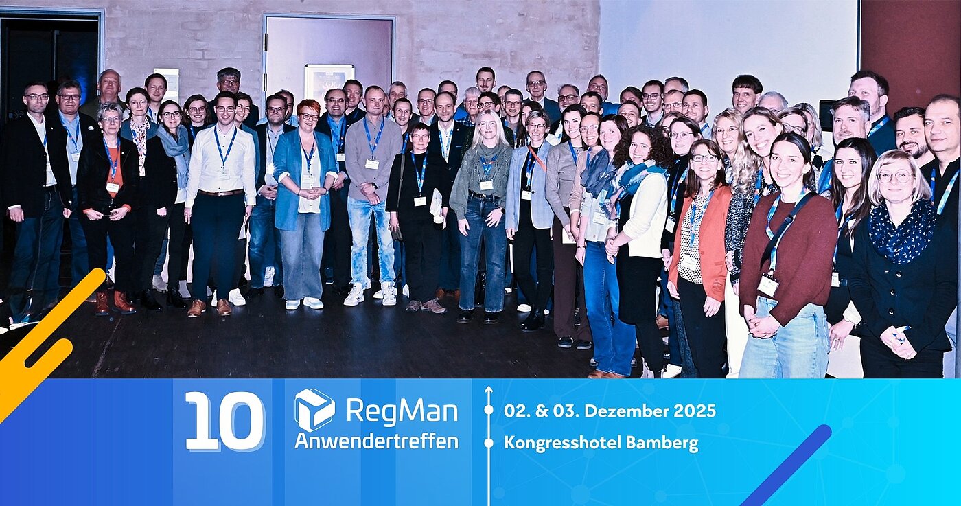 10 Anwendertreffen von RegMan in Bamberg 04.12.2025