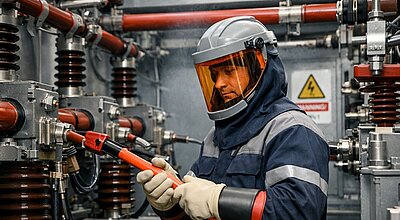 regiocom Netzdienste erledigt Trafowartung unter Spannung