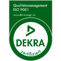 DEKRA Zertifikat ISO 9001 - Qualitätsmanagement
